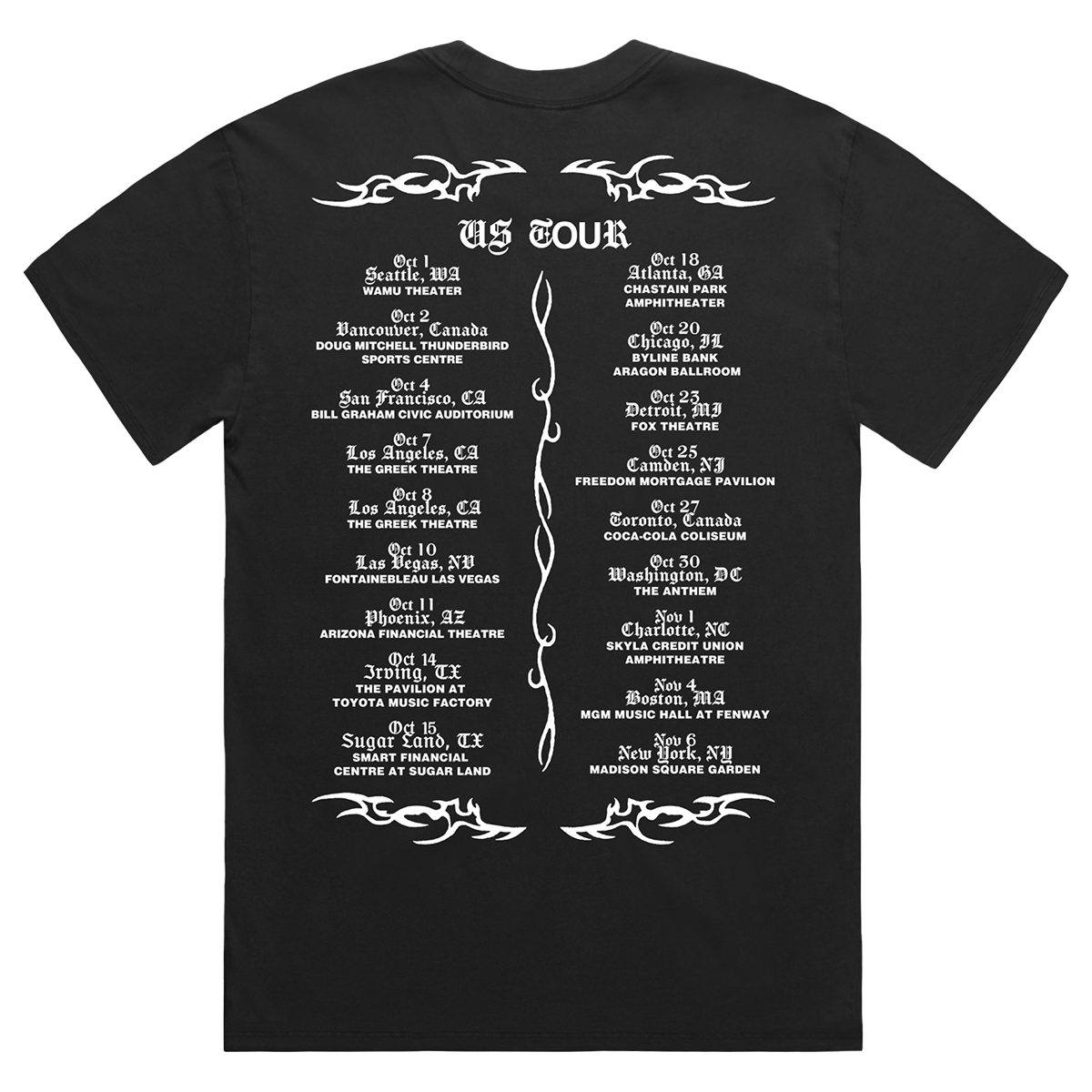 Capsule # 3 Sasha Keable - Snake Tour Tee (Black)