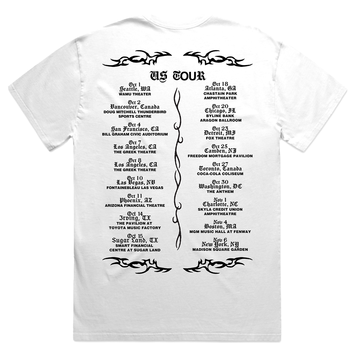 Capsule # 3 Sasha Keable - Snake Tour Tee (White)